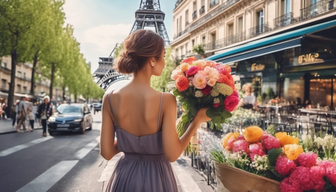 Доставка цветов в Париже