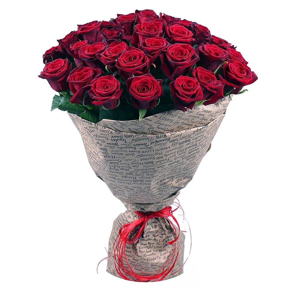 35 red roses Kiev