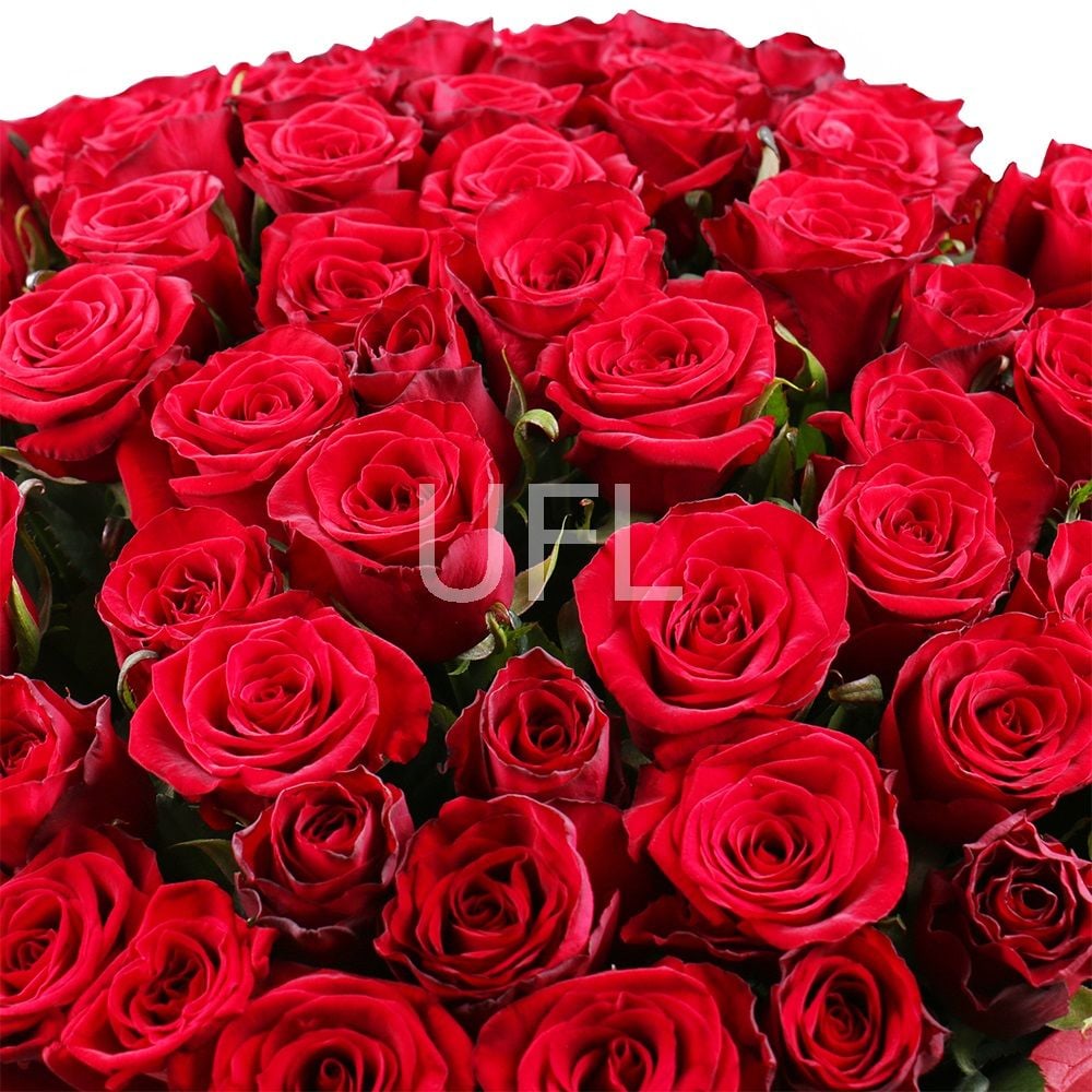 1000 роз - 1001 красная роза Нассжо