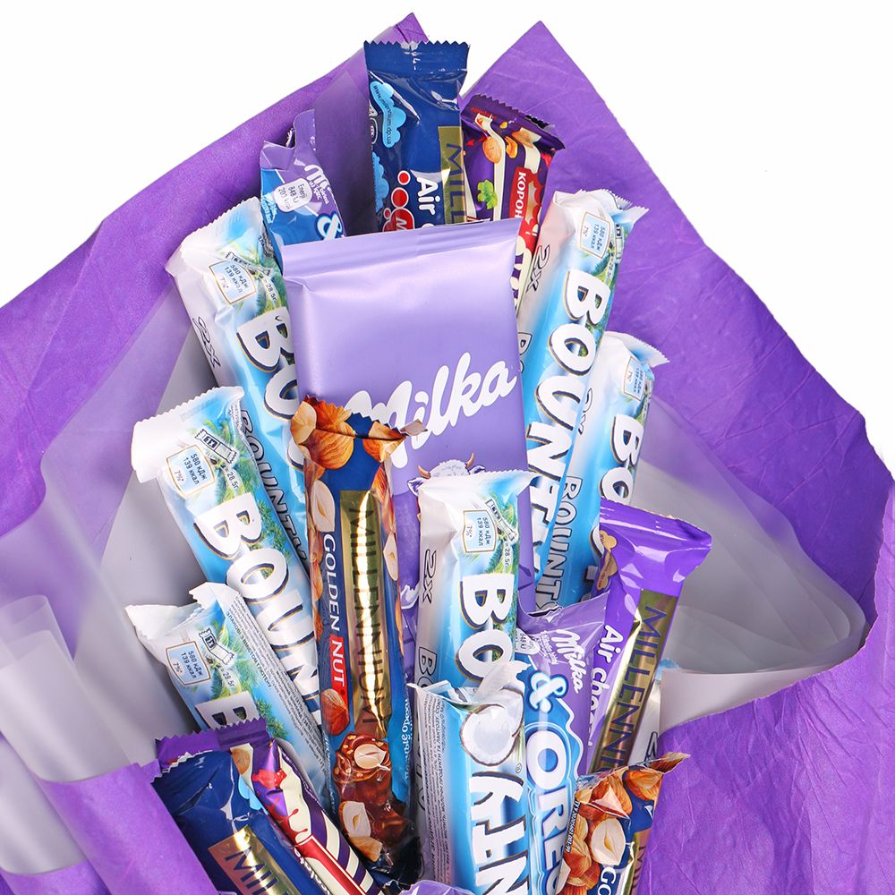 Букет из конфет Milka