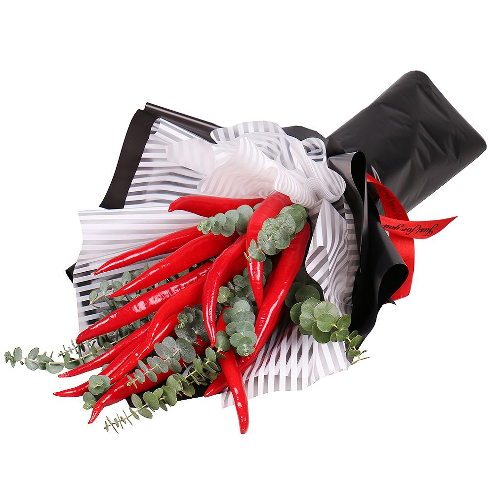 Bouquet of red peppers