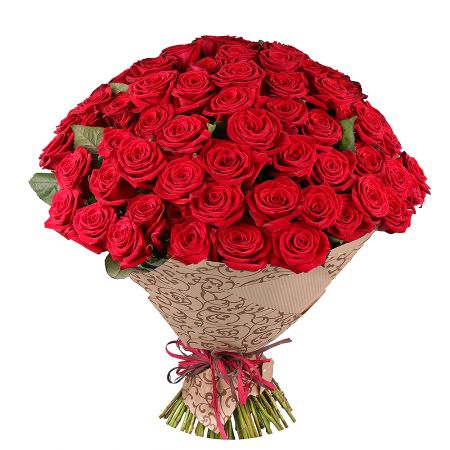 101 красная роза Гран-При Дуррес