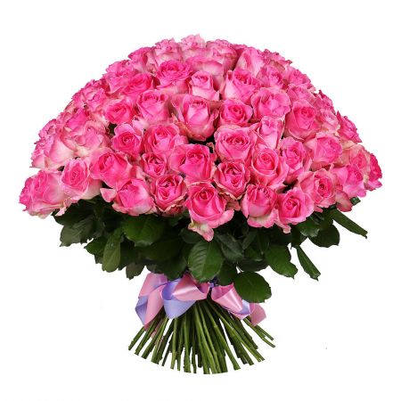 101 рожева троянда Харків