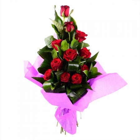 Букет 11 красных роз Торитто