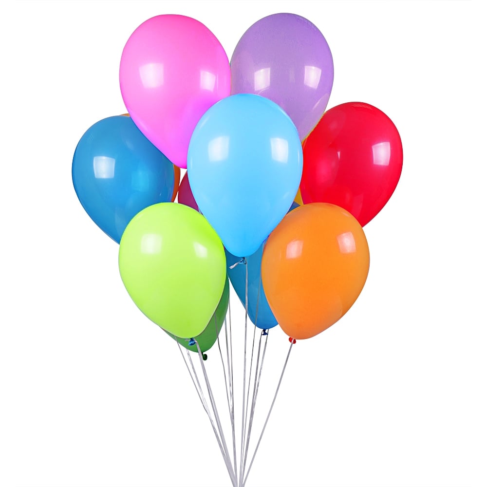 11 разноцветных шариков Уинстон-Сейлем