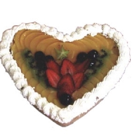Fruit Heart Cake