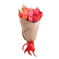 19 червоних тюльпанів Брест (Білорусь)