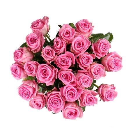 Быть с тобой 25 розовых роз