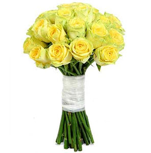 Уважение 25 желтых роз Харзевинкель