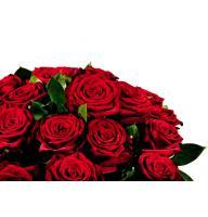 Букет Поштучно червоні троянди 70 см