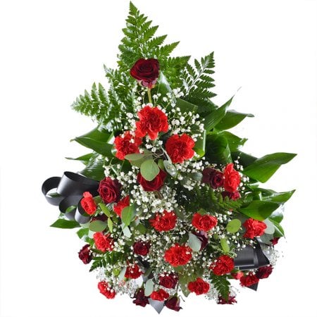 Ритуальная композиция из живых цветов № 2 1242 $