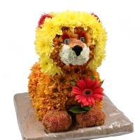 Bouquet of flowers Lion
														