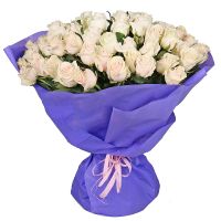 51 creamy roses