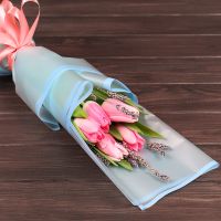 5 тюльпанов и лаванда (от 3 шт.) Нур-Султан (Астана)