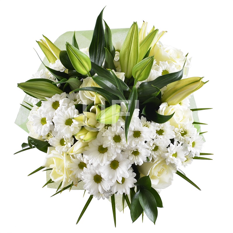  Bouquet White waltz
													