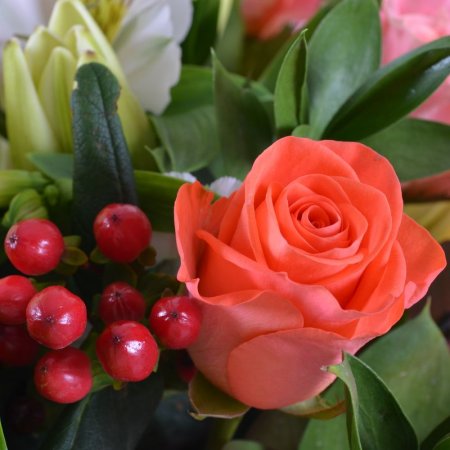 Bouquet of flowers Dessert
													