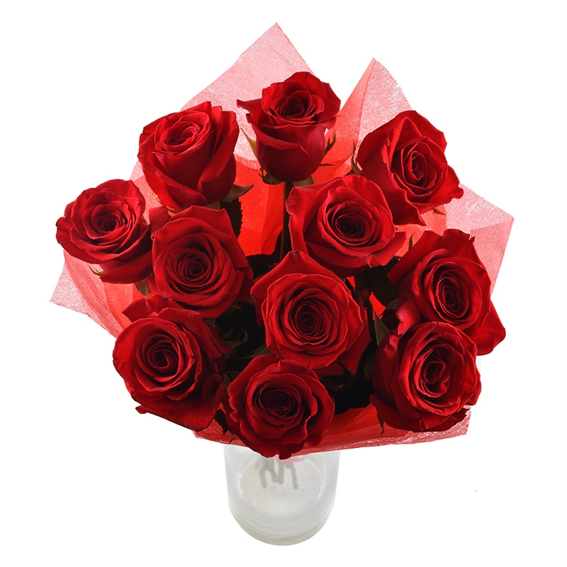 11 premium roses Vishnevoe