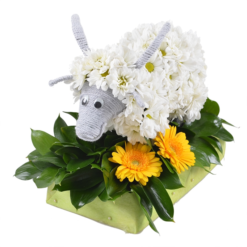 Bouquet of flowers Goat
													