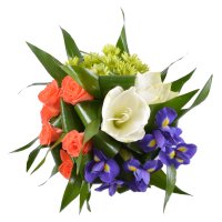 Букет квітів Круглий Маріуполь (доставка тимчасово не виконується)