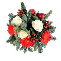 Christmas tree bouquet+Chocolate Santa Claus Chernigov