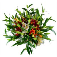 Bouquet of flowers Lilies
														