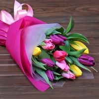 Букет Весняний привіт 11 тюльпанів