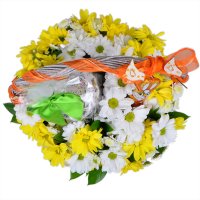 Easter flower basket Alma-Ata
