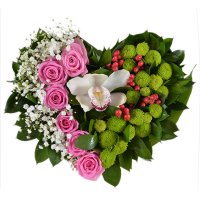  Bouquet Flower heart
														