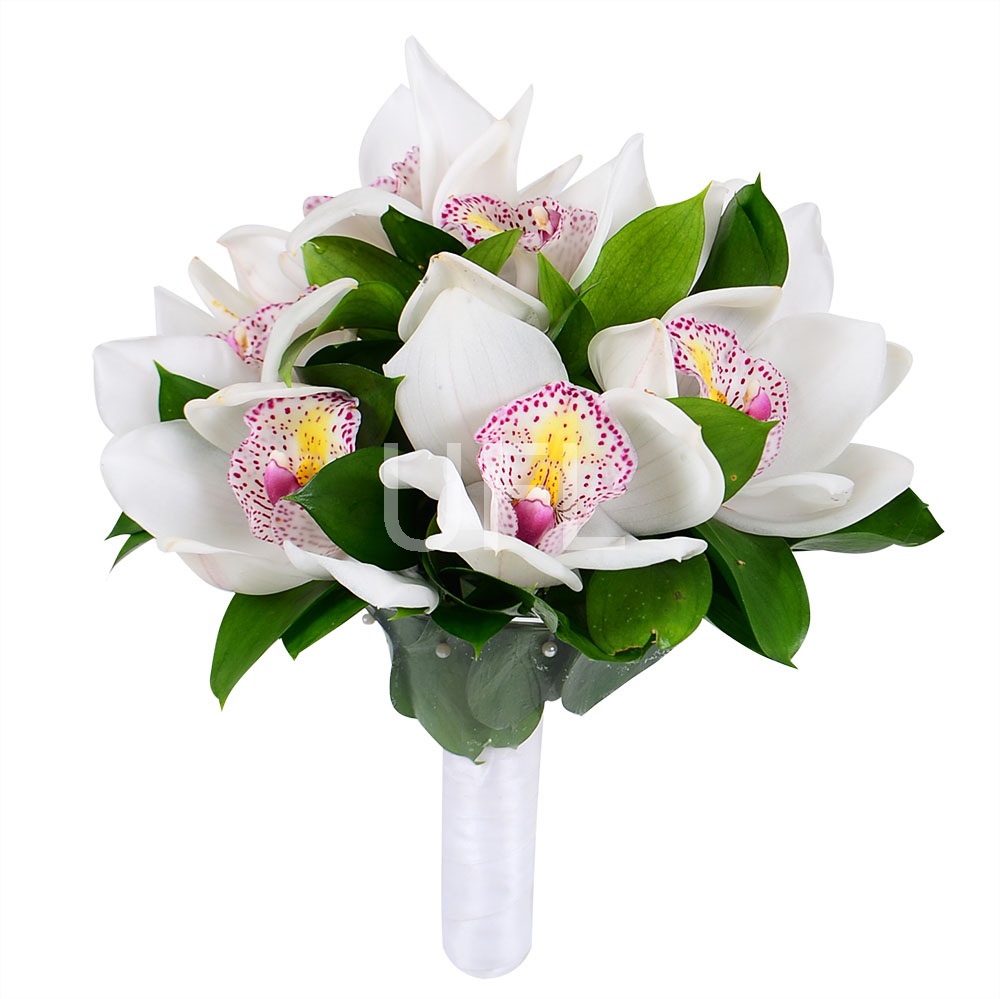 White Orchid wedding bouquet White Orchid wedding bouquet