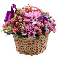  Bouquet Purple basket
														