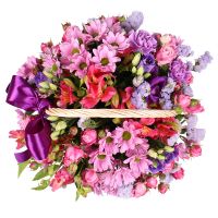  Bouquet Purple basket
														