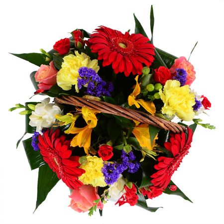 Gift flower basket Gift flower basket