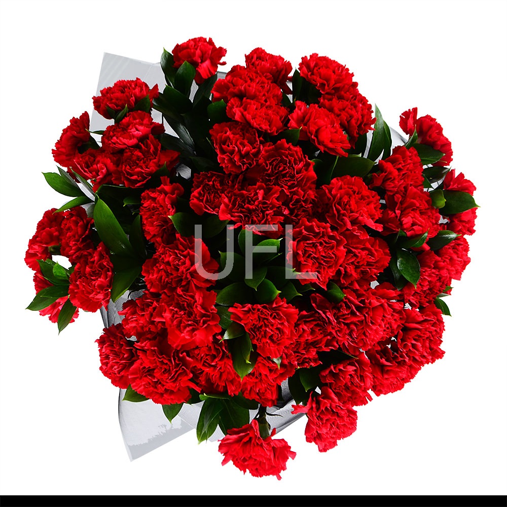 Funeral bouquet with carnations Funeral bouquet with carnations