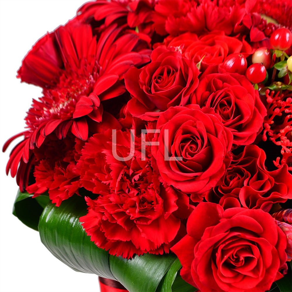 Bouquet of flowers Red
													