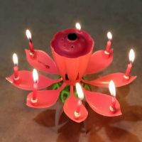 Music Candle Flower 