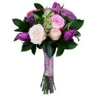 Bouquet of flowers Pink-and-purple
														