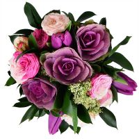 Букет цветов Розово-фиолетовый
														