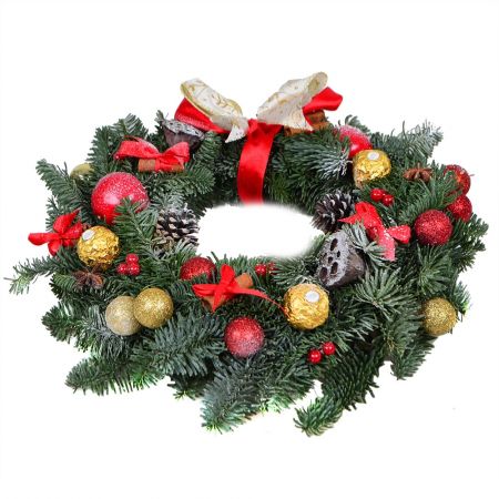  Bouquet Christmas wreath
													