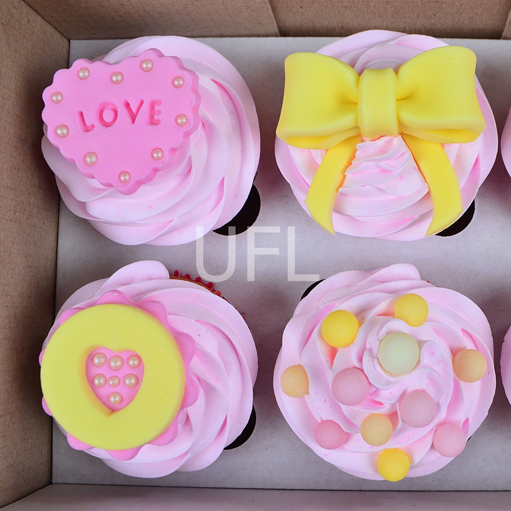 Bouquet of flowers Cupcakes 
													