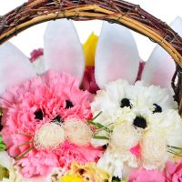 Букет квітів Брати-кролики
														
