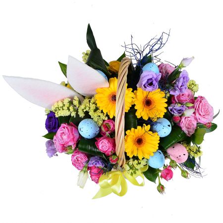 Easter flower basket