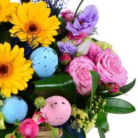 Easter flower basket