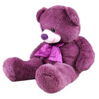 Фіолетовий ведмедик 90 cм Болонья