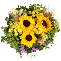  Bouquet With sunflowers
														