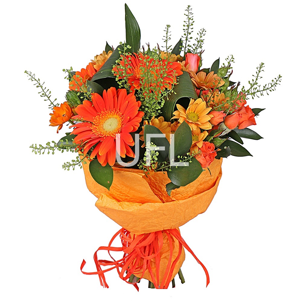 Mix Bouquet in Orange Tones