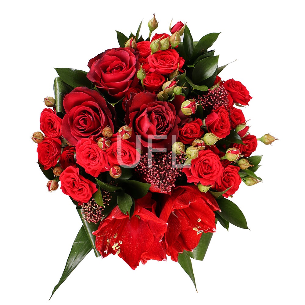 Bouquet Mix in Red Colors