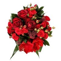 Bouquet Mix in Red Colors