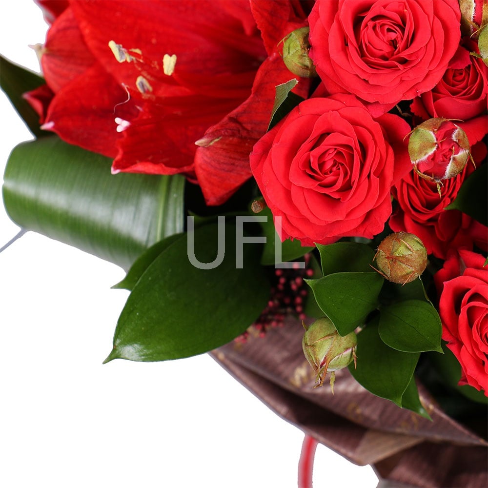 Bouquet Mix in Red Colors Bouquet Mix in Red Colors