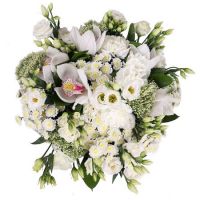 Букет цветов Белый Киев
														