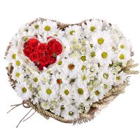  Bouquet Camomile Heart
														